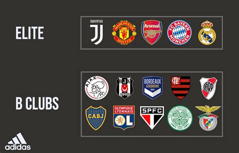 adidas soccer teams